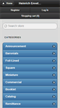 Mobile Screenshot of heinrichenvelope.com